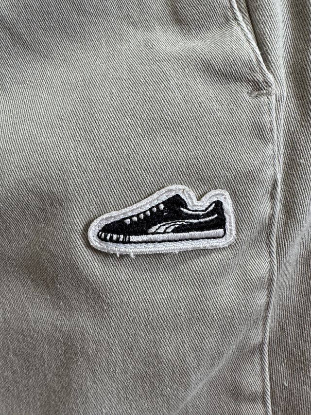 Bermuda Puma Grigi con logo sneaker – Taglia S