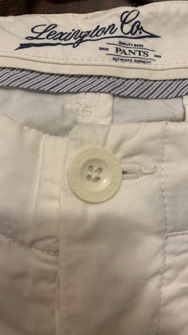 Pantalón Lexington blanco hombre (American)