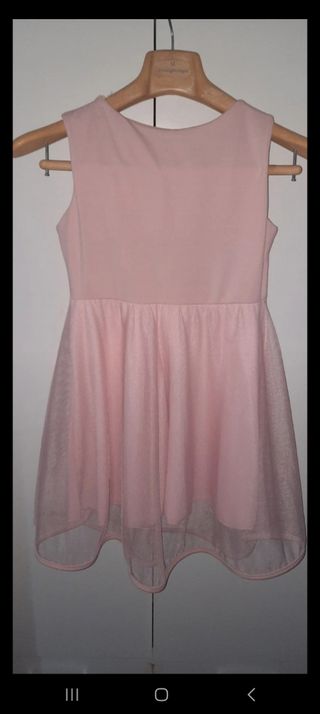 Vestito bimba rosa perle piazza Italia