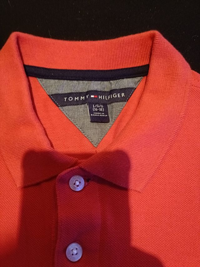 Polo Tommy Hilfiger rojo