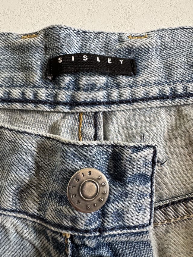 Bermuda jeans Sisley denim chiaro – Taglia M