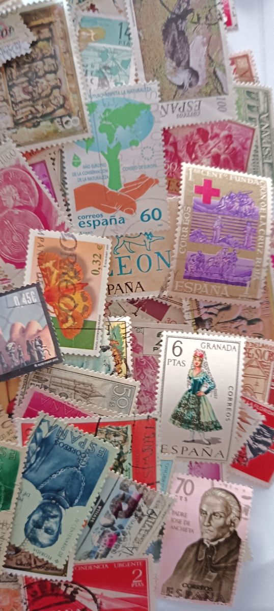 650 Sellos España: Usados y Variados