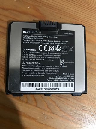 Batería BLUEBIRD BAT-EF550