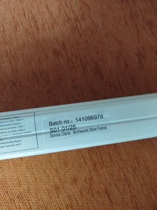 Brazos de toldo abatible blancos - 2uds