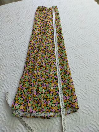 Falda midi Mango estampada multicolor M