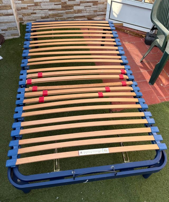 Cama articulada 105cm azul