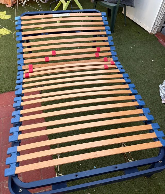 Cama articulada 105cm azul