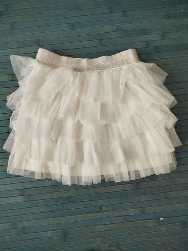 Minifalda Tul Blanca ✨