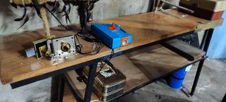 Mostrador antiguo - Madera y metal