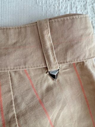 Shorts Guess beige rosa a righe
