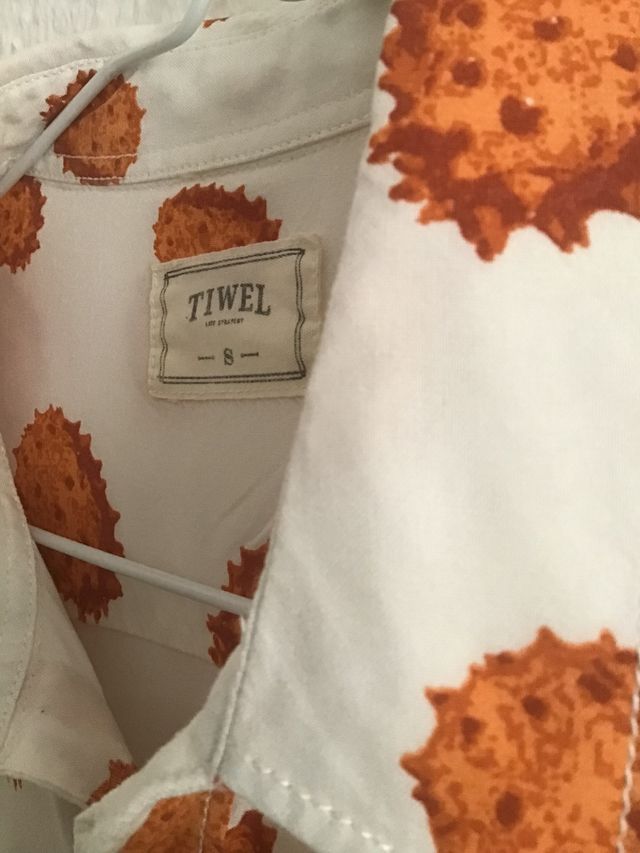 Camicia Tiwel a stampa arancione