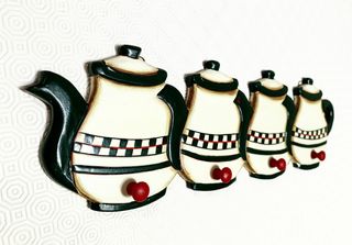 Suporte de Panos Chaleiras - Decorativo