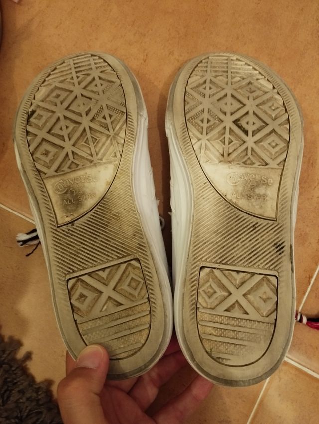 Converse blancas mujer