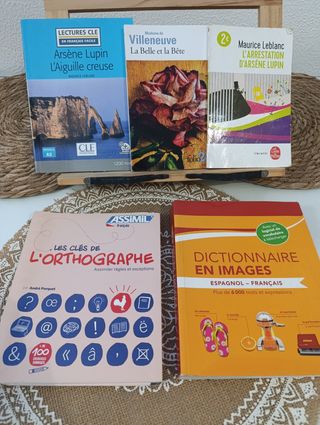6 libros para aprender francés en buen estado