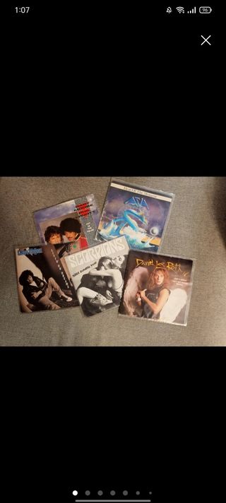 5 Vinilos Rock 80's