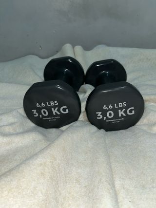 Pesas 3kg - Mancuernas Decathlon