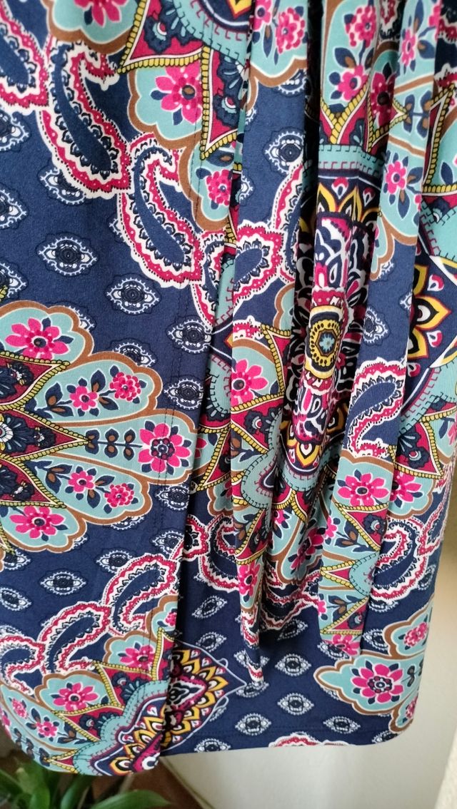 Vestido cruzado OBU XL multicolor