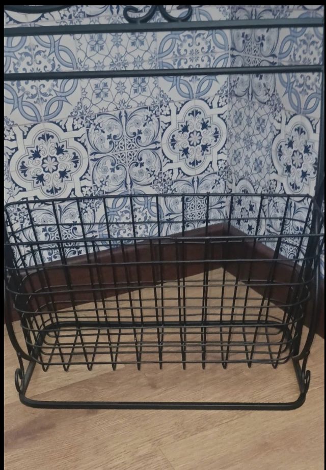 Revistero forja negro - Decorativo