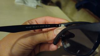 Ray Ban Gafas Sol - Negras y 2 fundas


