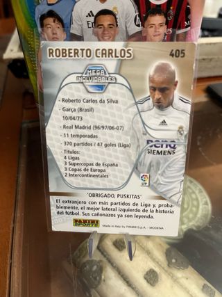 Cromo Roberto Carlos 2007