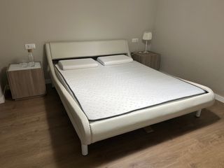 Cama 160cm piel sintética