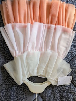 Vestito bimba tulle rosa chiaro