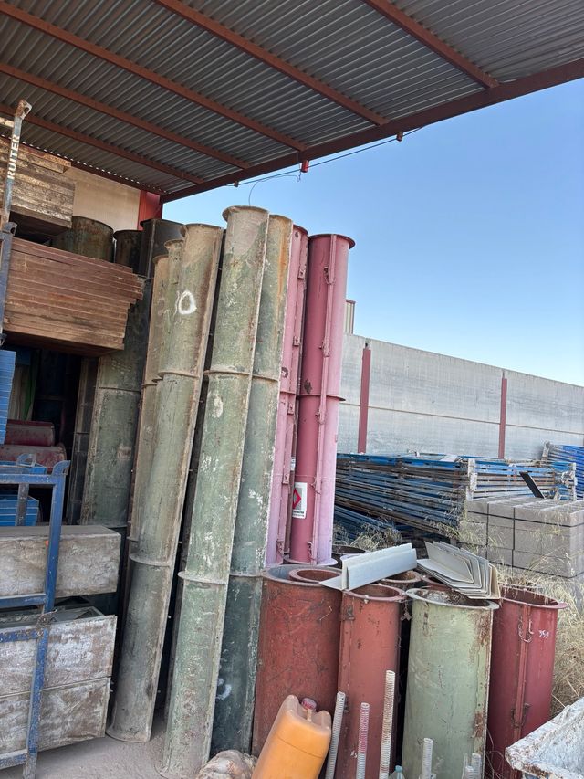 Chapas pilares redondos usados de todas las medida