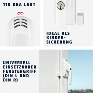Manilla de ventana con cerradura ABUS FG300A