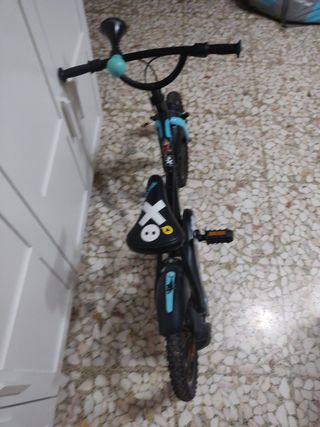 Bicicleta niña 16" negra