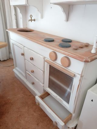 Cocinita madera infantil vintage