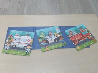 Puzzle magnético infantil: 2x3 escenas