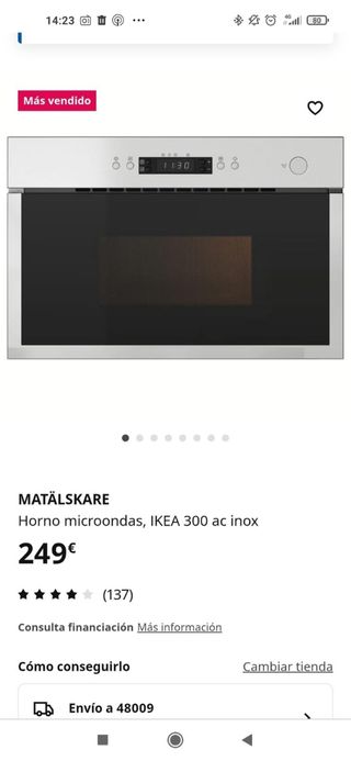 Microondas MATÄLSKARE IKEA 300
