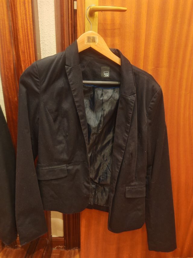 2 Blazers: Negra y Azul Marino