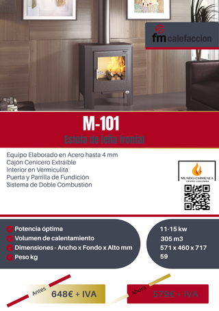 Estufas de Leña - Marca FM Calefacción!