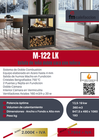 Estufas de Leña - Marca FM Calefacción!