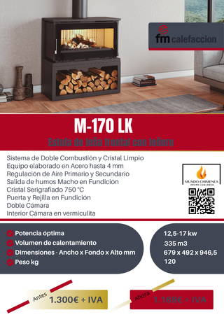 Estufas de Leña - Marca FM Calefacción!