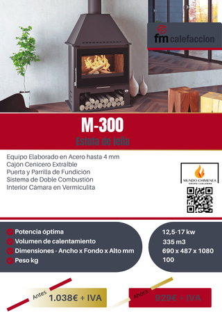 Estufas de Leña - Marca FM Calefacción!