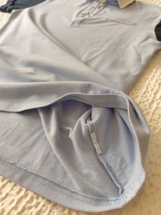 Polo de marca Peter Cook en azul claro - Talla M