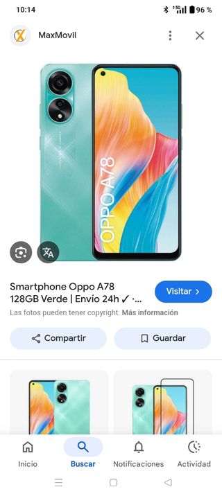 Oppo A78 128GB Verde