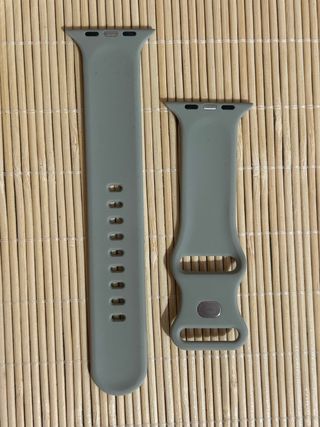 Correa gris compatible Apple Watch 42/44/45mm.
