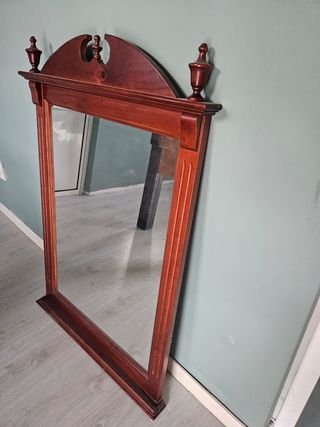 Aparador con espejo - Madera maciza