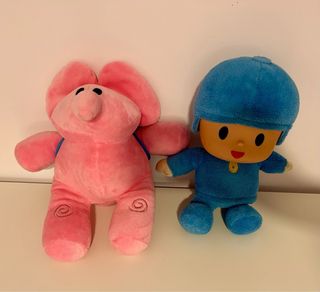 Peluches Pocoyó y Eli - 2 muñecos