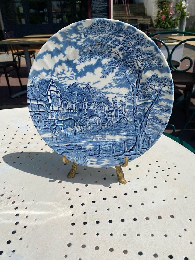 Plato decorativo Royal Wessex  vintage Inglaterra