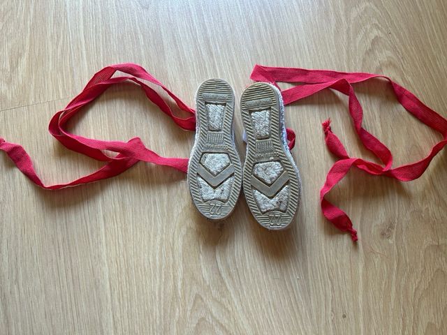 Alpargatas rojas talla 22 - San Fermín