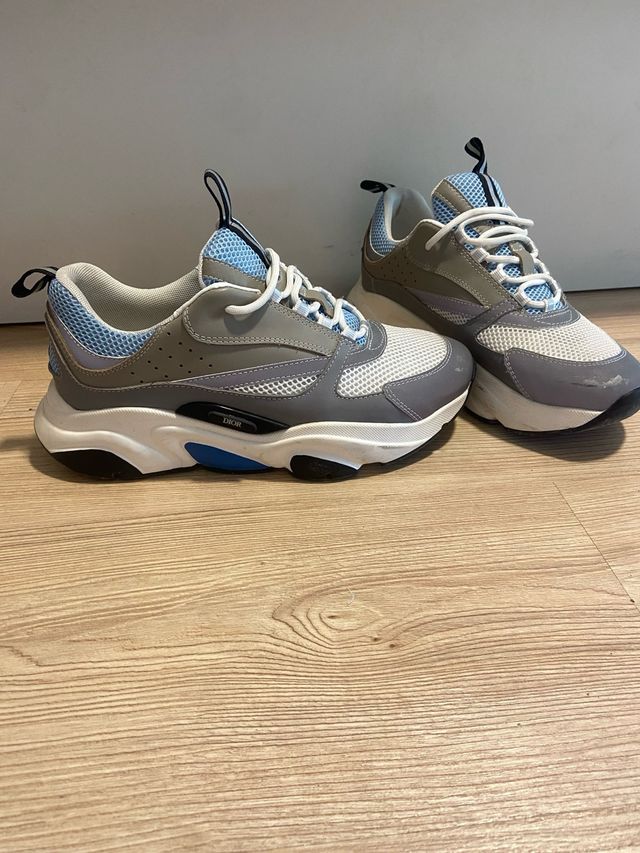 Zapatillas Dior B22 - Gris y Azul