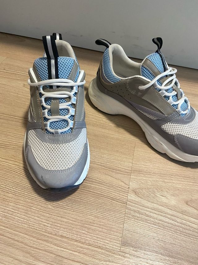 Zapatillas Dior B22 - Gris y Azul