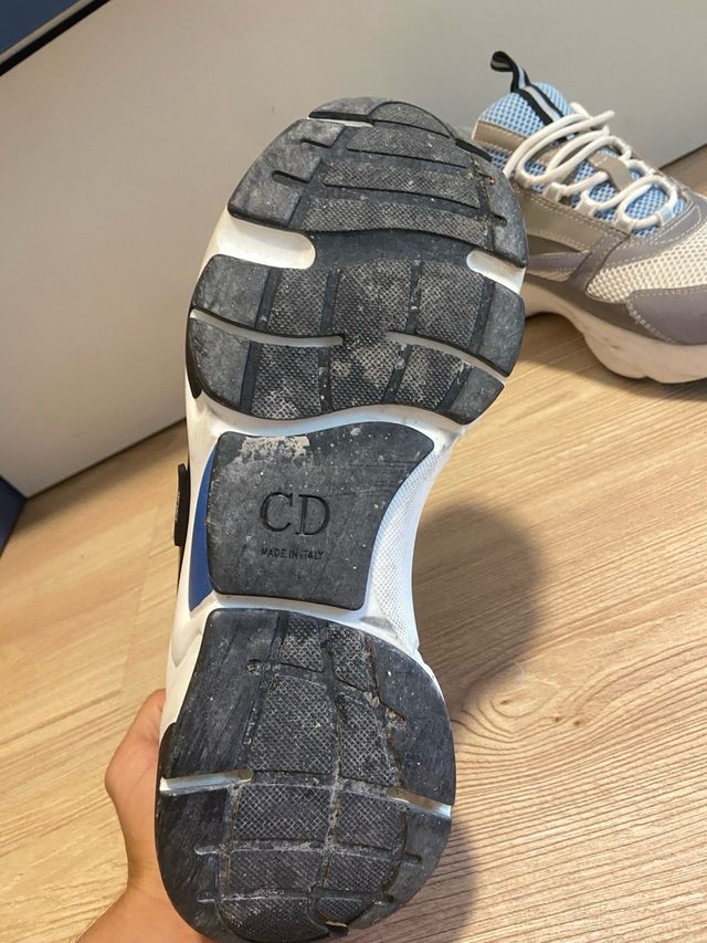 Zapatillas Dior B22 - Gris y Azul