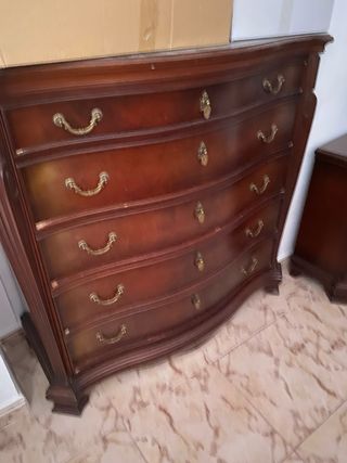 Cómoda madera 5 cajones