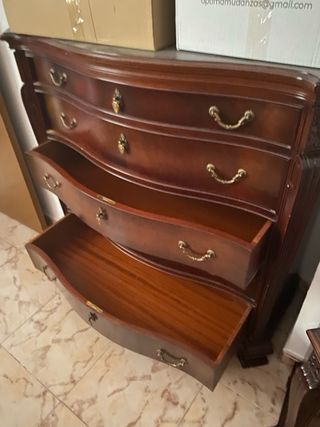 Cómoda madera 5 cajones