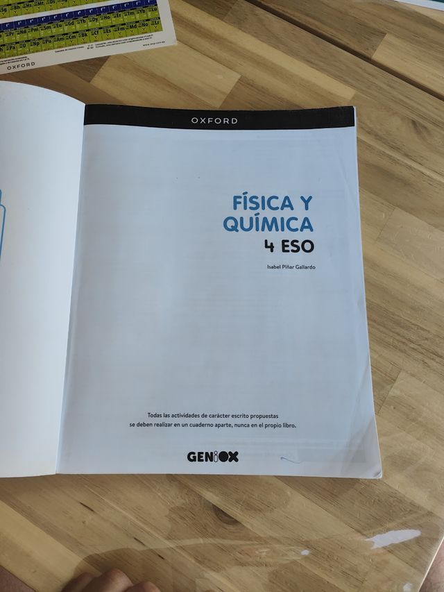 Física y Química 4º ESO. Libro del estudiante. ...